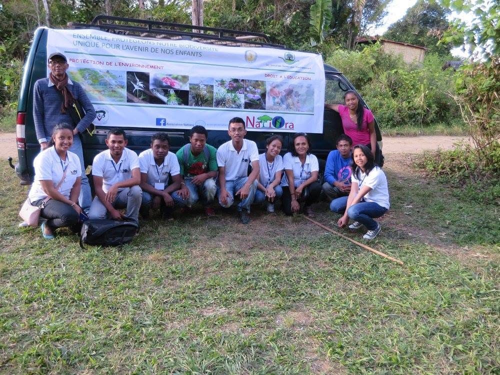 Young people engaged with Natiora for environmental protection